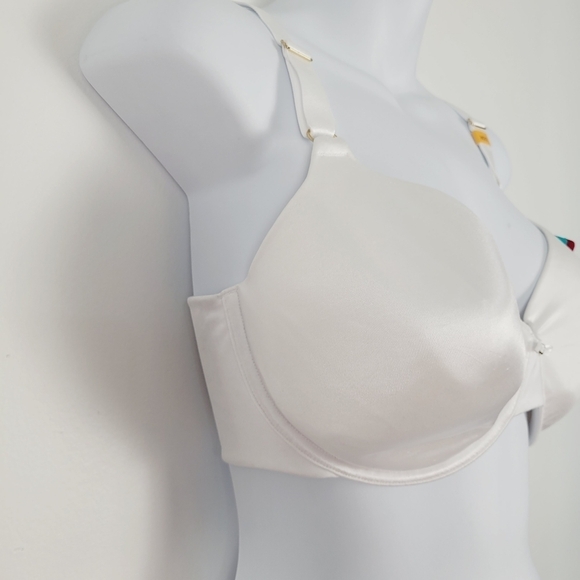 Vanity Fair Full.Coverage Beauty Back Smoothing White Bra - Picture 4 of 11